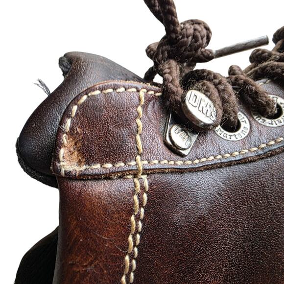 Dr. Martens 8542 Brown Leather Boots Made in England Chunky Workwear Gorpcore W6 - Picture 12 of 13